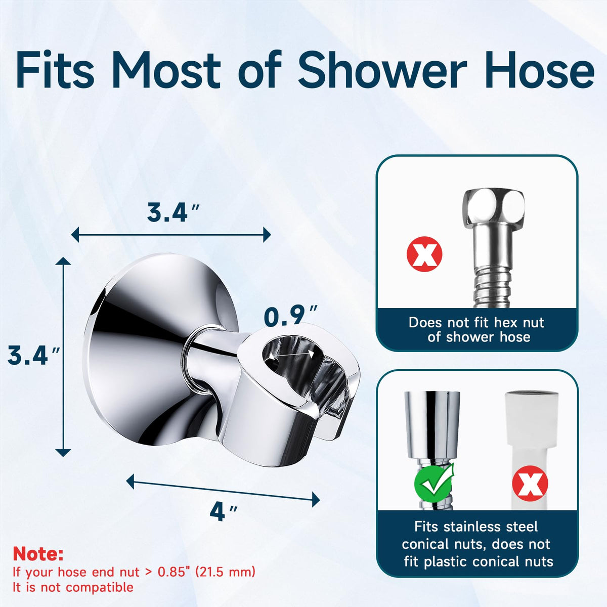 BRIGHT SHOWERS tool-free installation for quick setup without tools