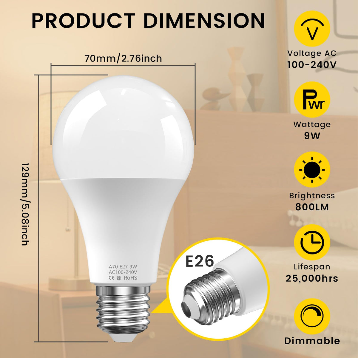 BrightArk CRI90+ lighting preserves true colors in rooms