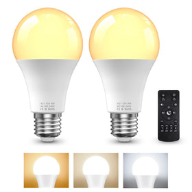 BrightArk E26 LED remote bulbs closeup highlight compact design for easy placement