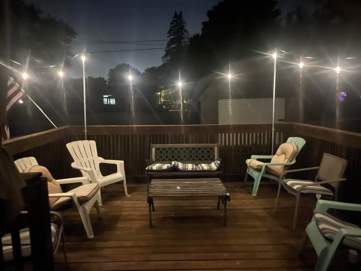 Brightech Ambience Pro comes with a two-year warranty for outdoor lighting.