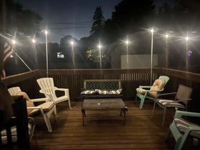 Brightech Ambience Pro comes with a two-year warranty for outdoor lighting.