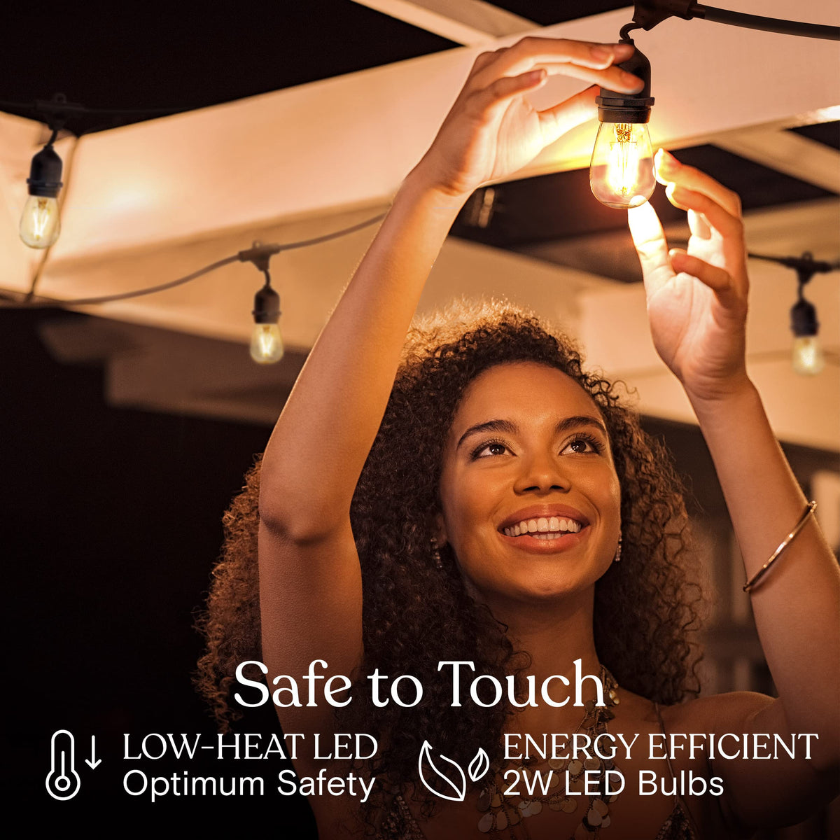 Brightech Ambience Pro ideal for cafes, patios, and backyard gatherings.