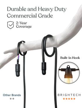Brightech Ambience Pro three color temperature options displayed