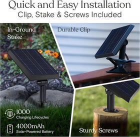 Brightech Ambience Pro detachable solar panel for flexible setup
