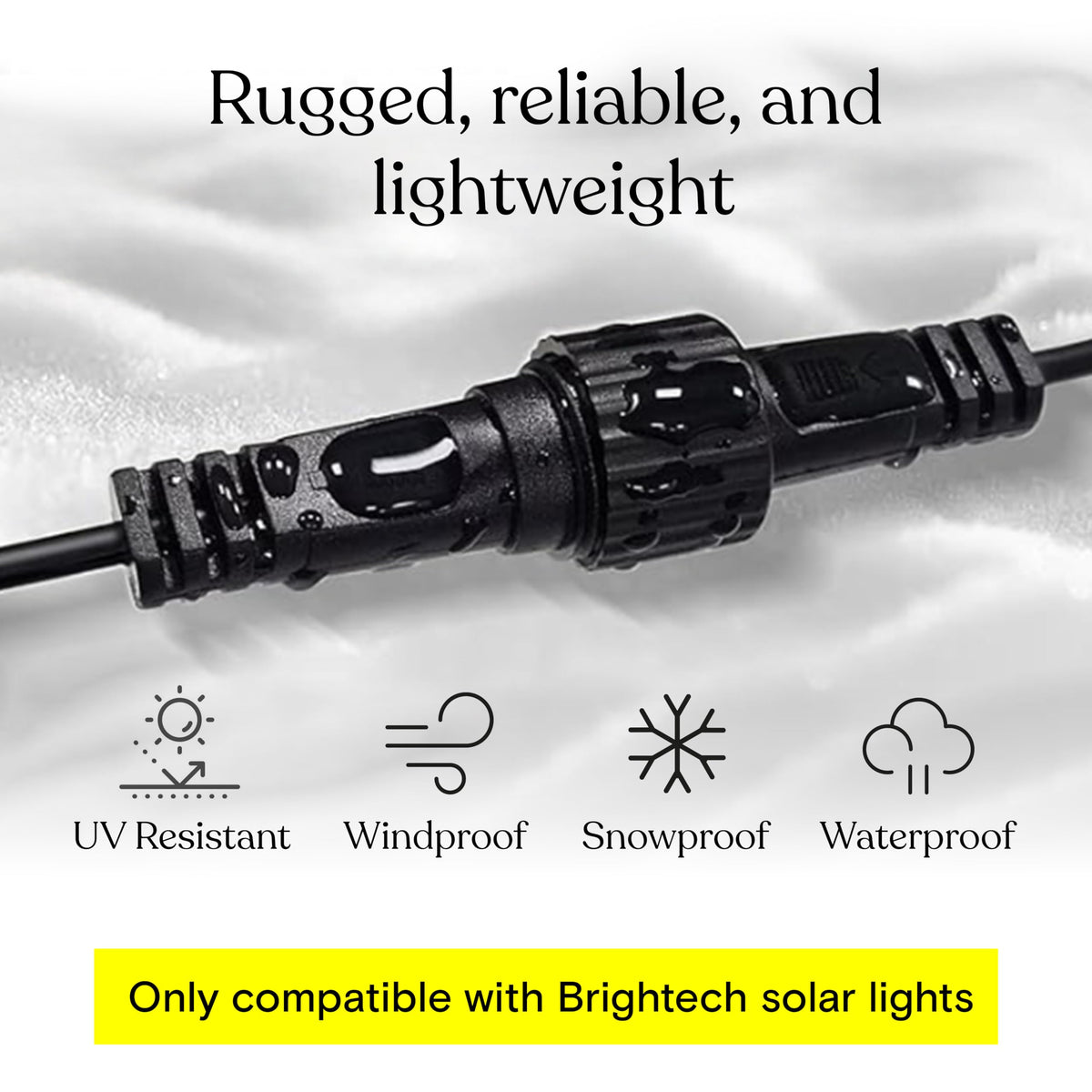 Brightech Ambience Pro easy-install extension for quick solar-powered lighting.