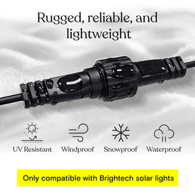 Brightech Ambience Pro easy-install extension for quick solar-powered lighting.
