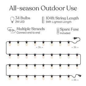 Brightech Ambience Pro expandable system supports large areas through end-to-end connections.