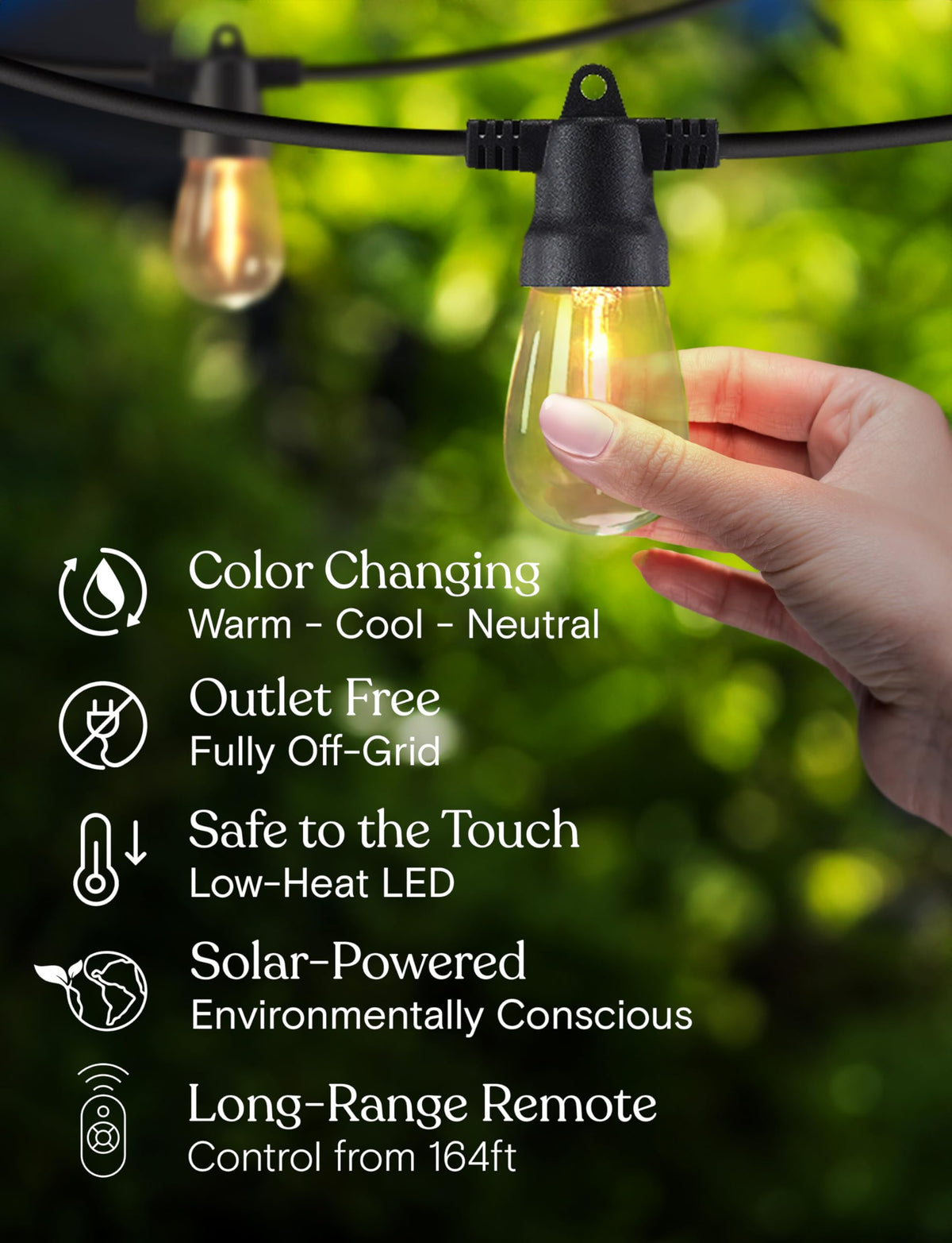 Brightech Ambience Pro daylight sensor auto-on feature at dusk