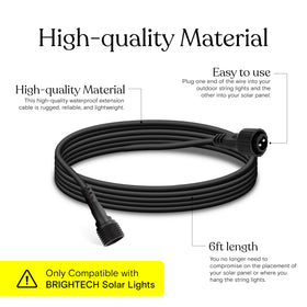 Brightech Ambience Pro panel-friendly extension supports sun exposure optimization.