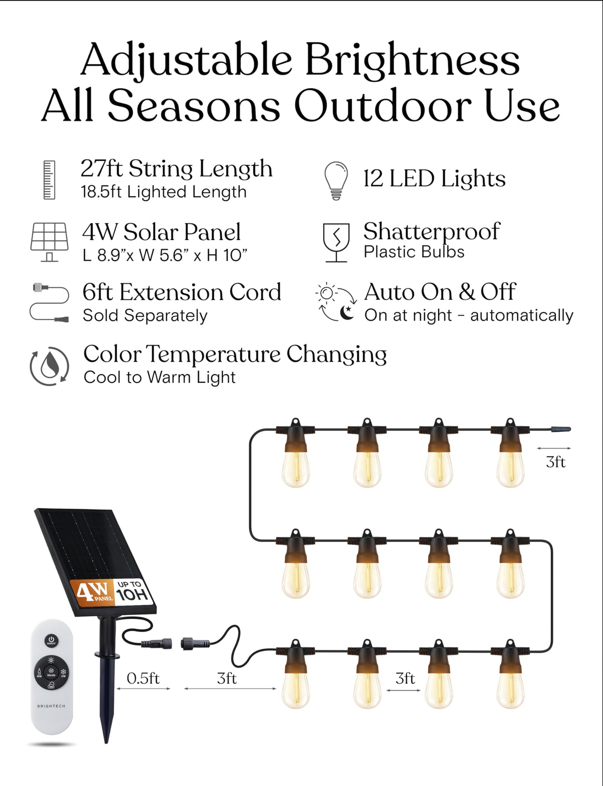 Brightech Ambience Pro remote control in use for lighting control