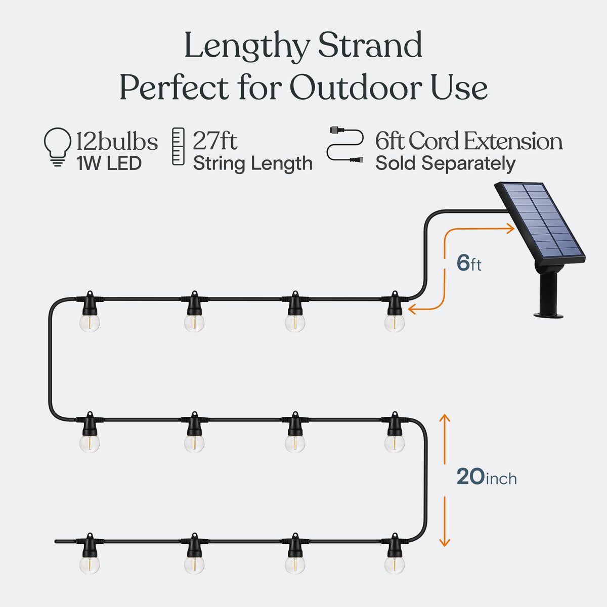 Brightech Ambience Pro shatterproof globes ensure durable, safe garden illumination.