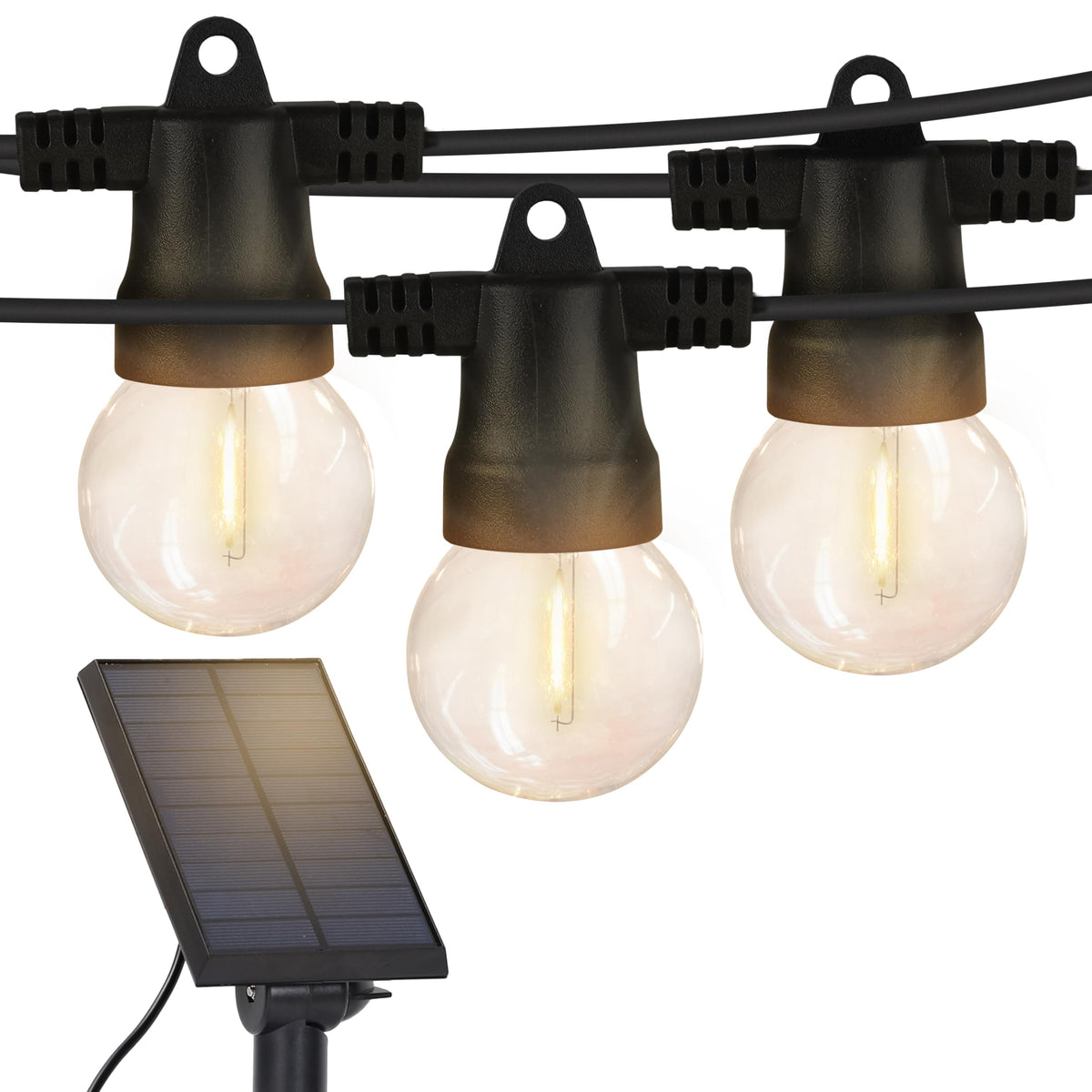 Brightech Ambience Pro solar panel with detachable design for flexible outdoor setup.