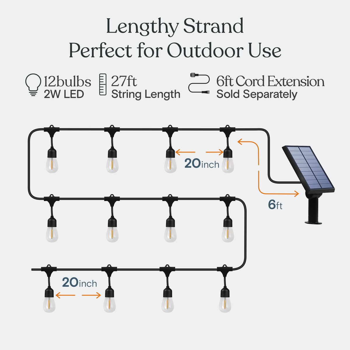 Brightech Ambience Pro weatherproof shatterproof bulbs withstand wind and rain.
