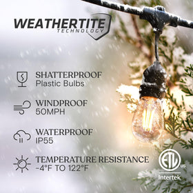 Brightech Ambience Pro weatherproof cord designed for year-round outdoor use.