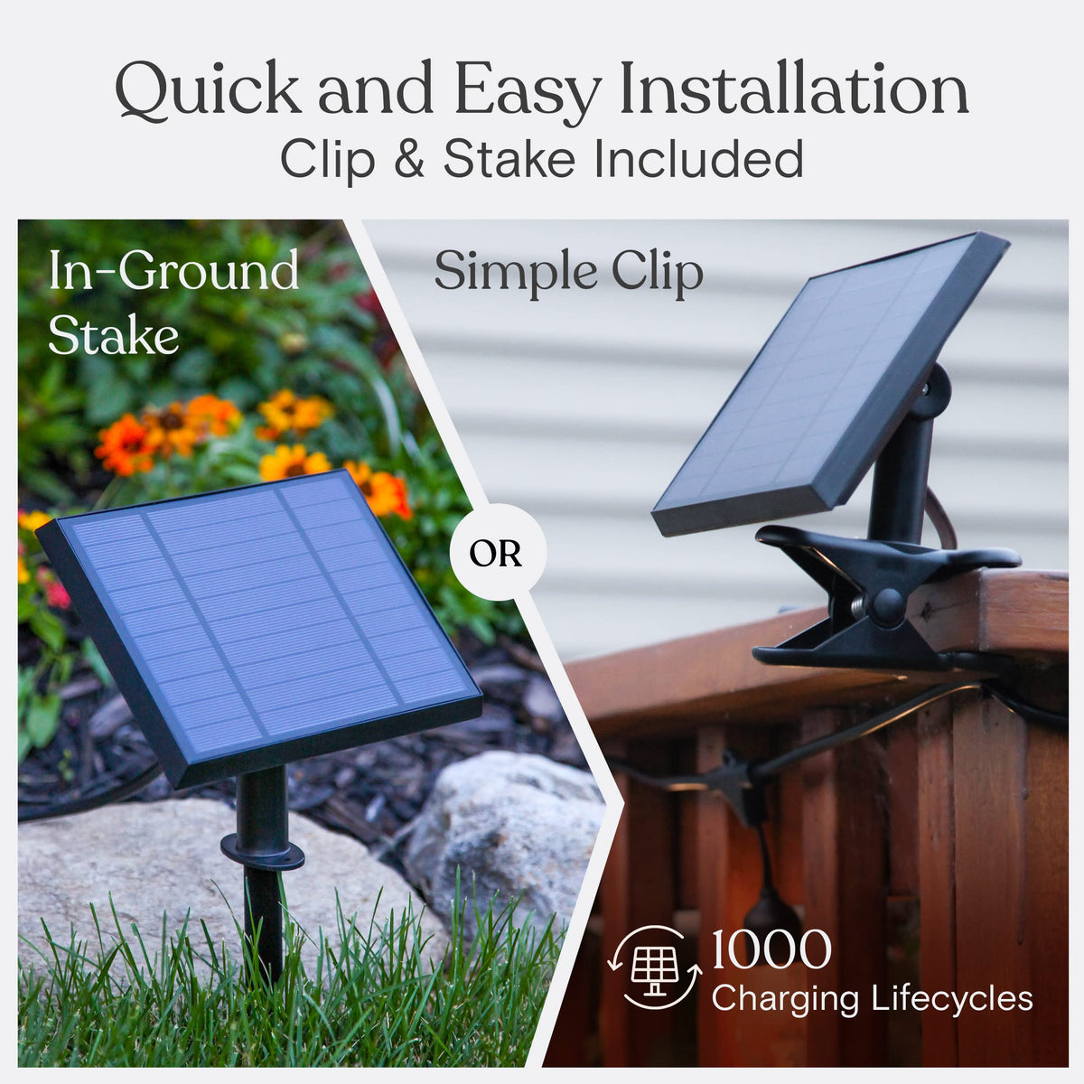 Brightech Ambience Pro weatherproof lights withstand wind and rain