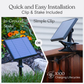 Brightech Ambience Pro weatherproof lights withstand wind and rain