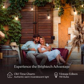 Brightech Ambience Pro withstands wind and snow for year-round display