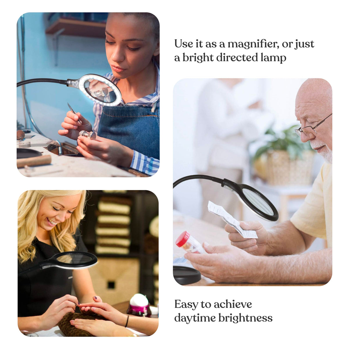 Brightech LightView Pro Flex perfect for jewelry and coin inspection.