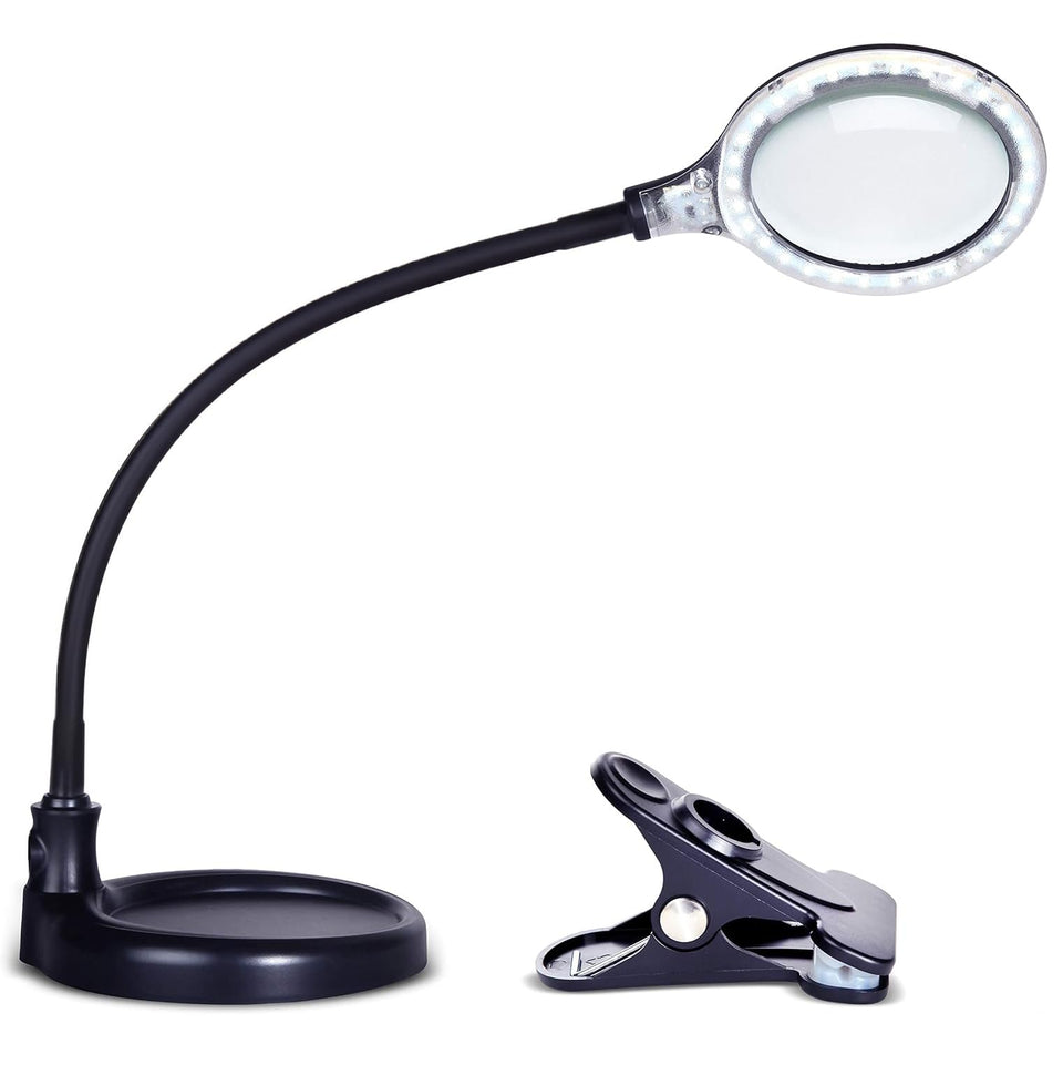 Brightech LightView Pro Flex magnifying lamp with LED light for precise detail work.