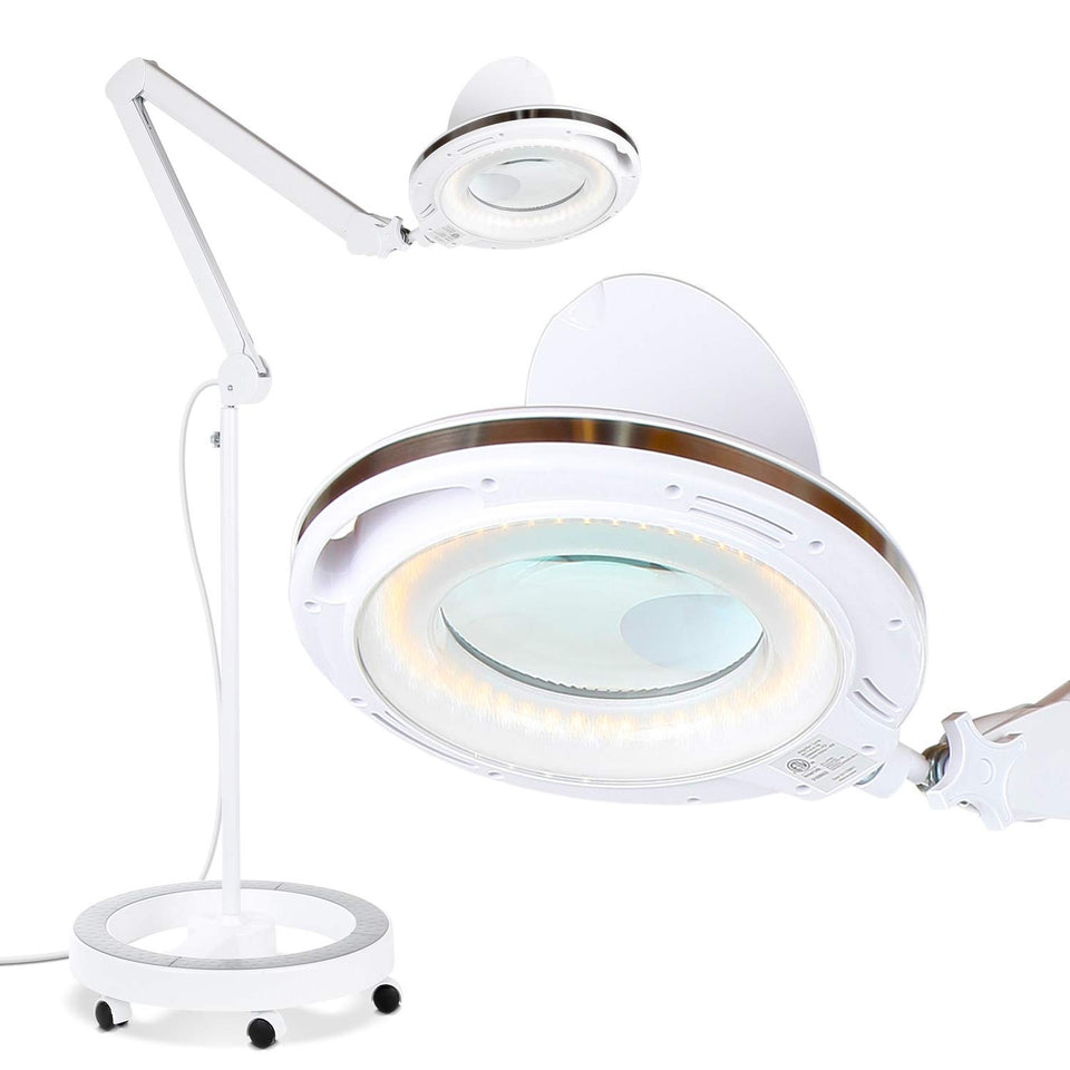 Brightech LightView Pro magnifying lamp angled for precise tasks