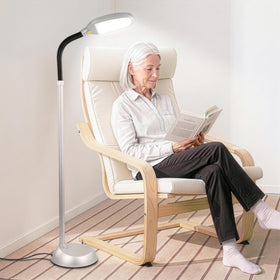 Brightech Litespan adjustable gooseneck directs light precisely onto tasks