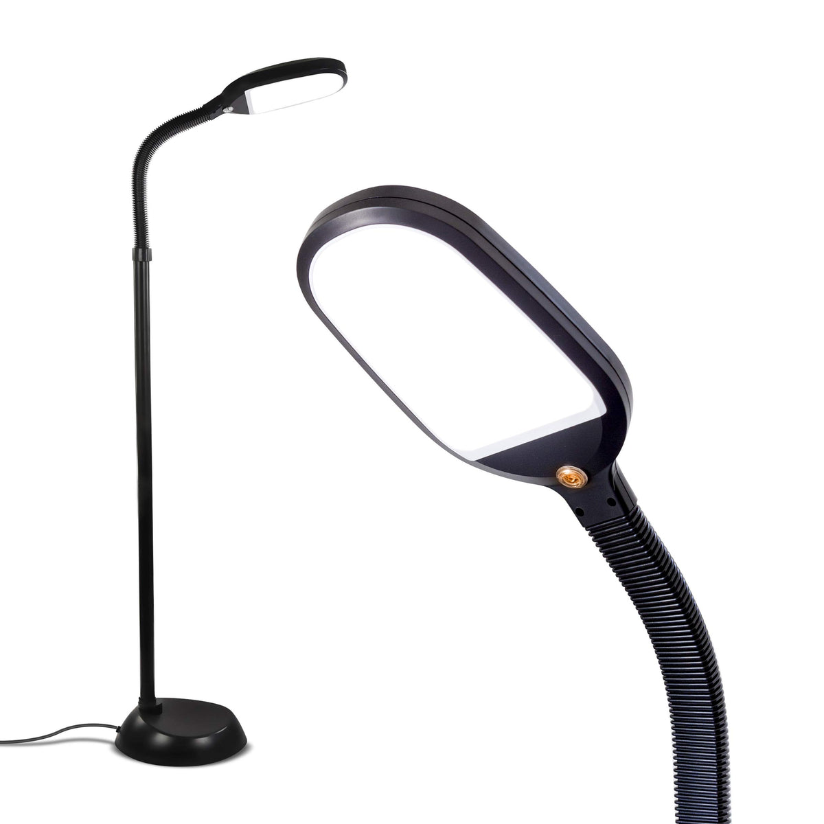 Brightech Litespan floor lamp base and neck for versatile light reach