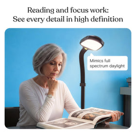 Brightech Litespan adjustable gooseneck enables precise lighting angles