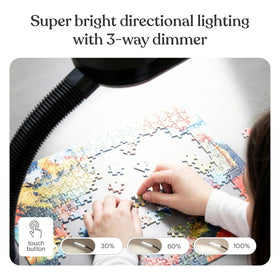 Brightech Litespan sturdy weighted base supports stable placement