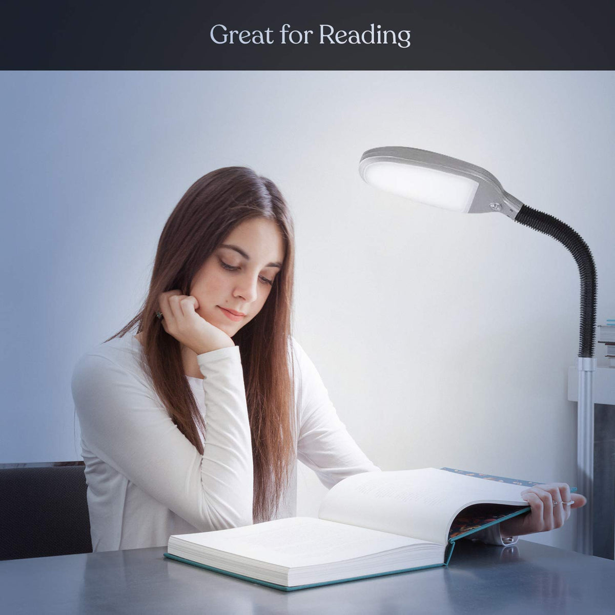 Brightech Litespan weighted base adds stability for safe placement