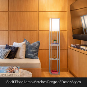 Brightech Maxwell diffused shade panels soften brightness for evenings.