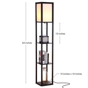 Brightech Maxwell sturdy construction supports everyday items and display.