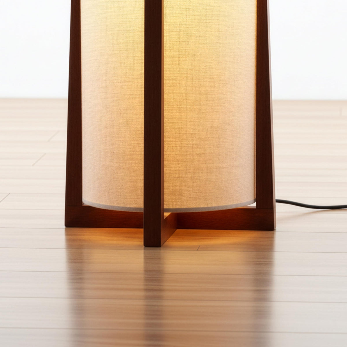 Brightech Parker slim footprint lamp fits tight corner spaces
