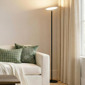 Brightech Sky floor lamp ambiance enhances home decor and atmosphere.