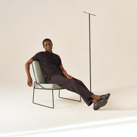 Brightech Sky floor lamp long cord enables flexible placement in rooms.
