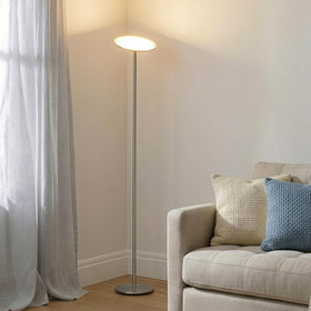 Brightech Sky tall standing lamp fits modern rooms without clutter.
