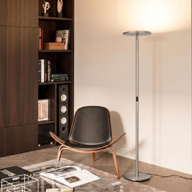 Brightech Sky warm white light creates cozy reading corners.