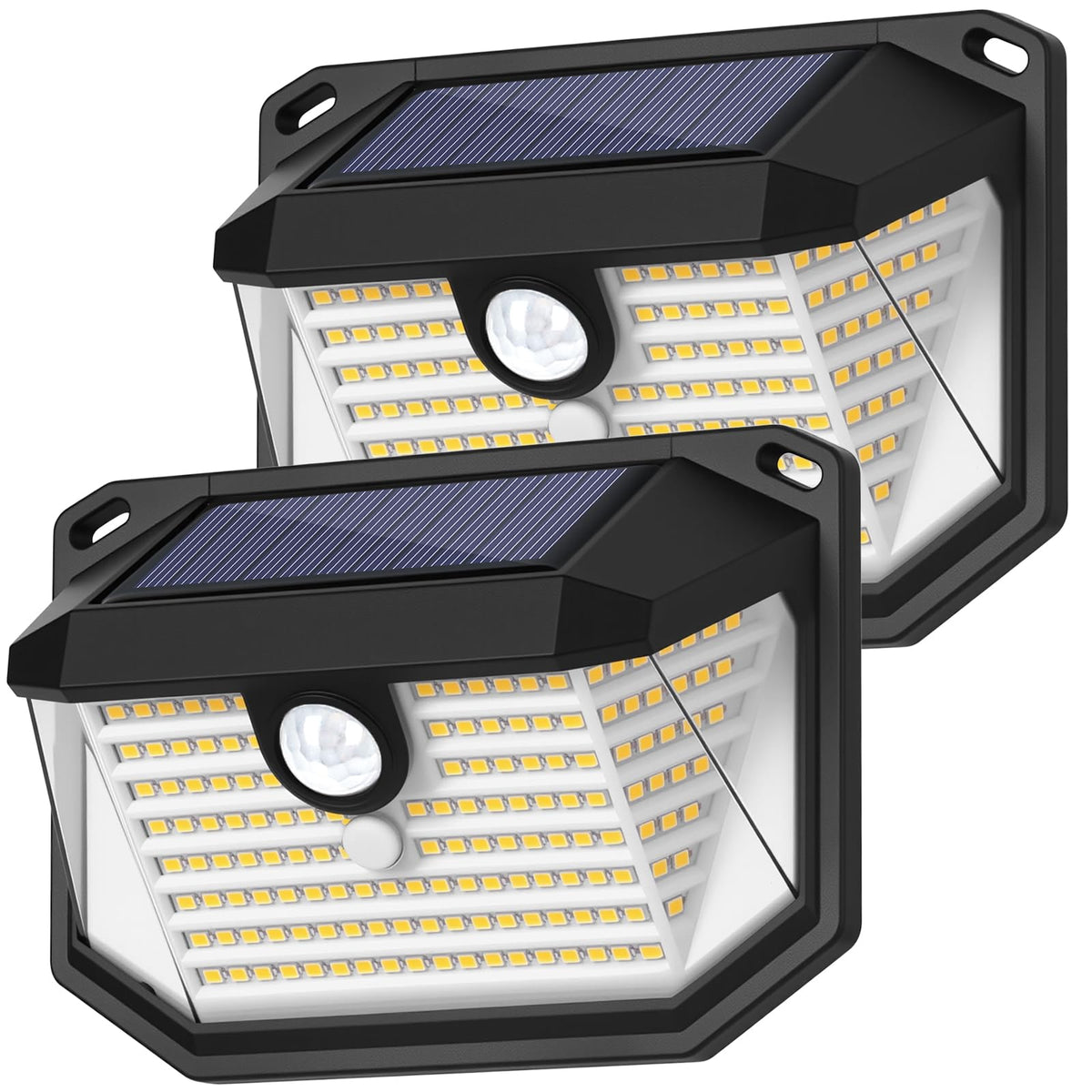 Brightever front-door solar lights illuminate your path safely.