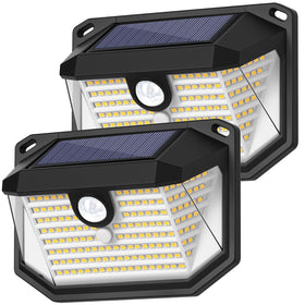 Brightever front-door solar lights illuminate your path safely.