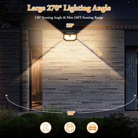 Brightever 356-LED wide-angle design covers more area.