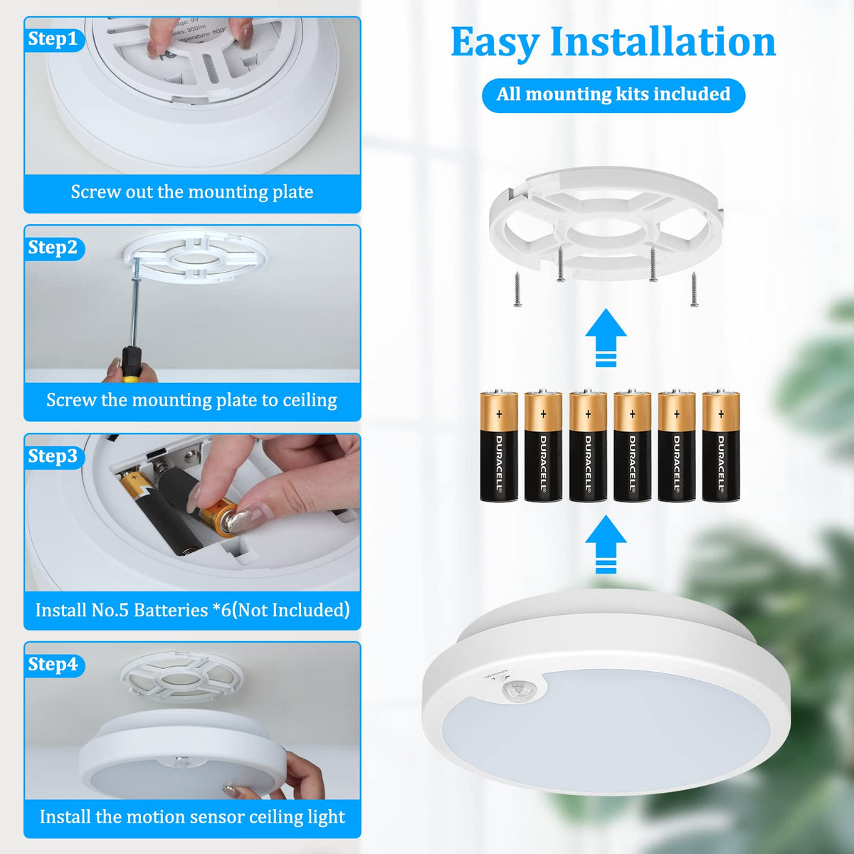 Brightever ceiling lamp for storage rooms improves item finding.