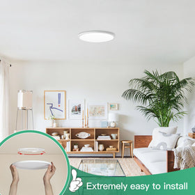 Brightever color temperature toggle showing five temperature options for ambience