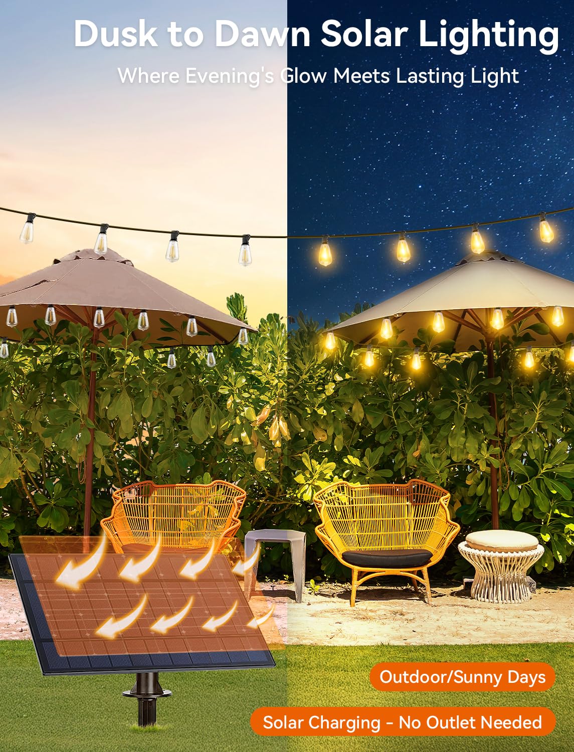 Brightever dimmable options with three modes for custom ambiance