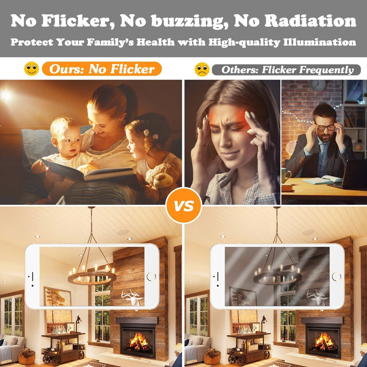 Brightever E12 bulb with eco-friendly LED design and no hazardous emissions