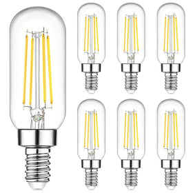 Brightever E12 LED bulb with glass filament for stylish ambient glow.