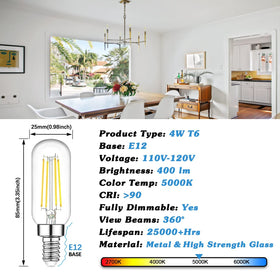 Brightever 5000K daylight LED bulb delivering crisp task lighting.