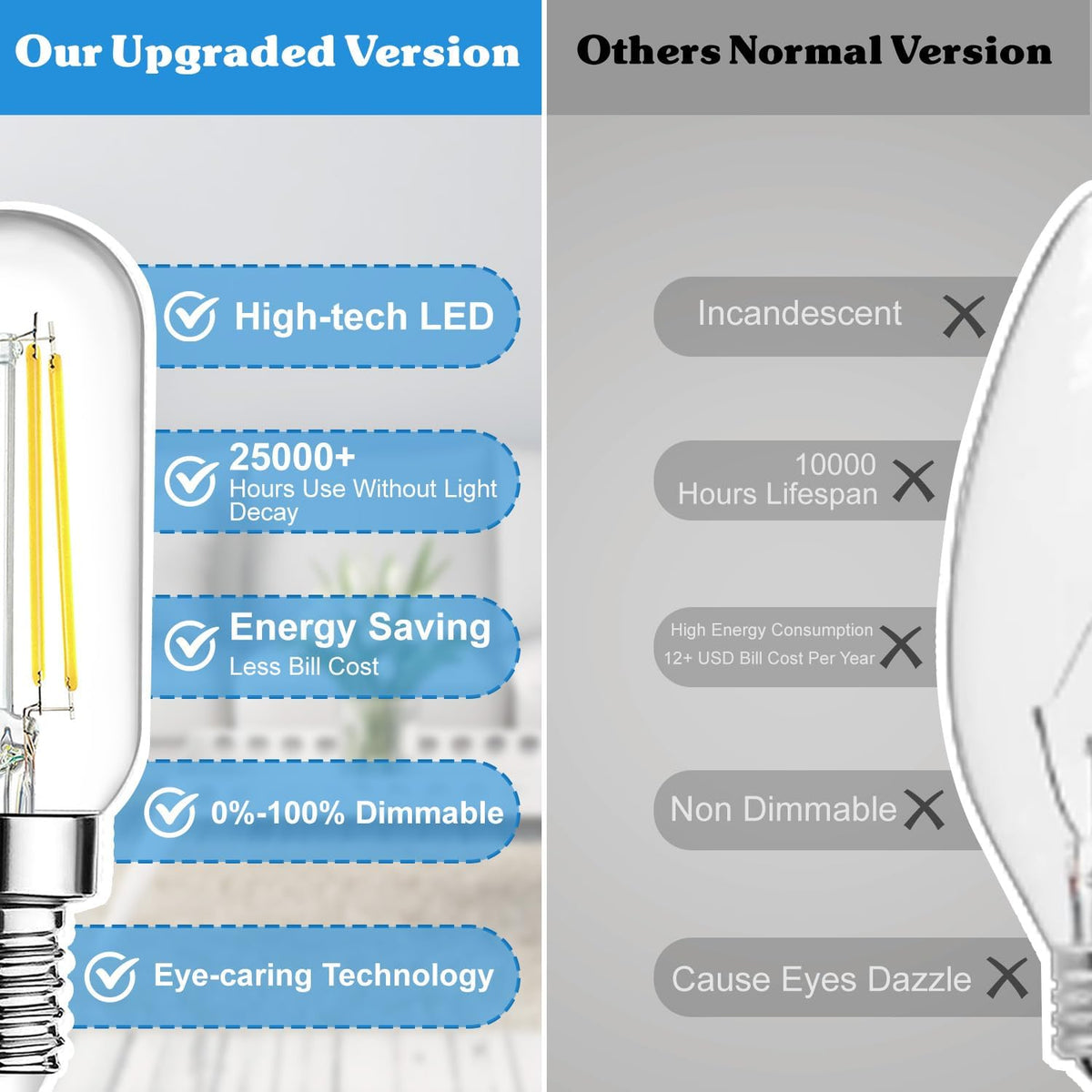 Brightever long-life LED bulb rated for 25,000+ hours.
