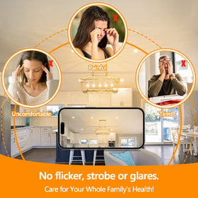 Long-lasting Brightever E12 candle bulb with over 25,000 hours lifespan.
