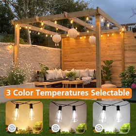Brightever Edison-style bulbs add cozy retro charm to outdoor spaces.