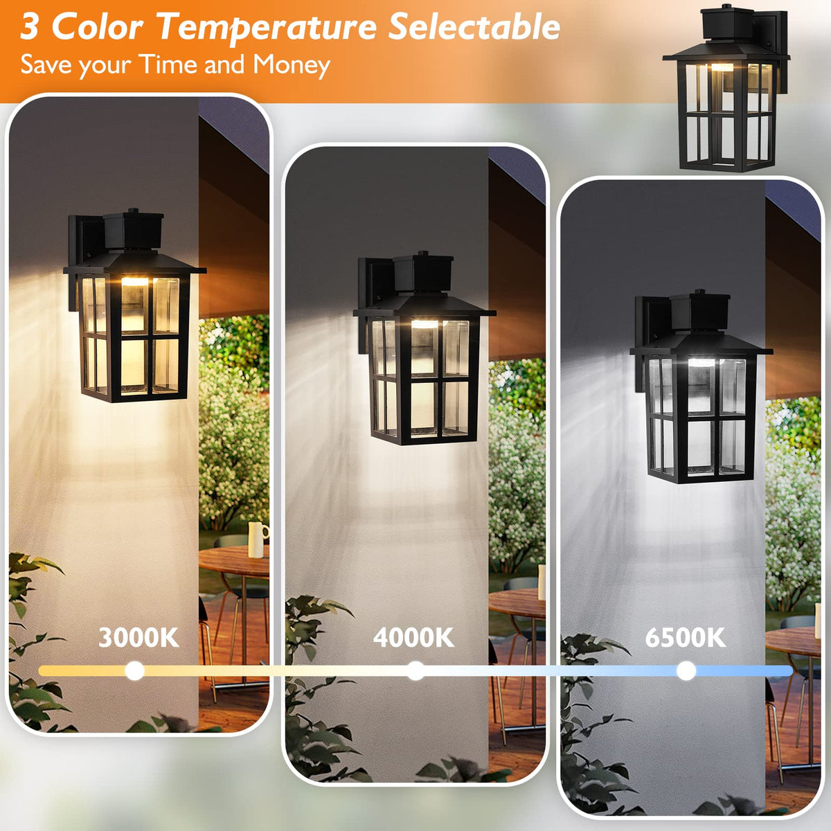 Brightever front door porch light improves entry visibility and safety.
