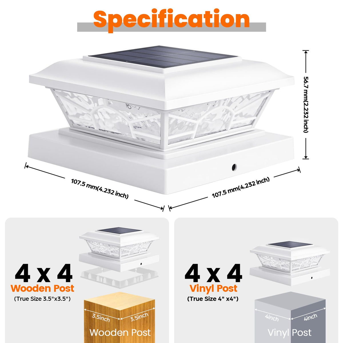 Brightever high-efficiency solar panel powering long-lasting outdoor lighting.